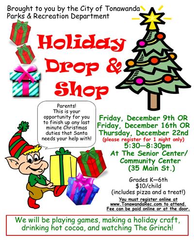 Drop & Shop flyer
